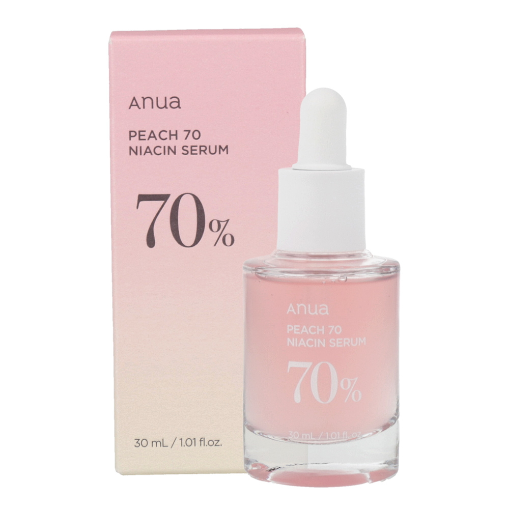 سرم-روشن-کننده-نیاسینامید-آنوا-حاوی-عصاره-هلو-Anua-Peach-70-Niacin-Serum-30ml